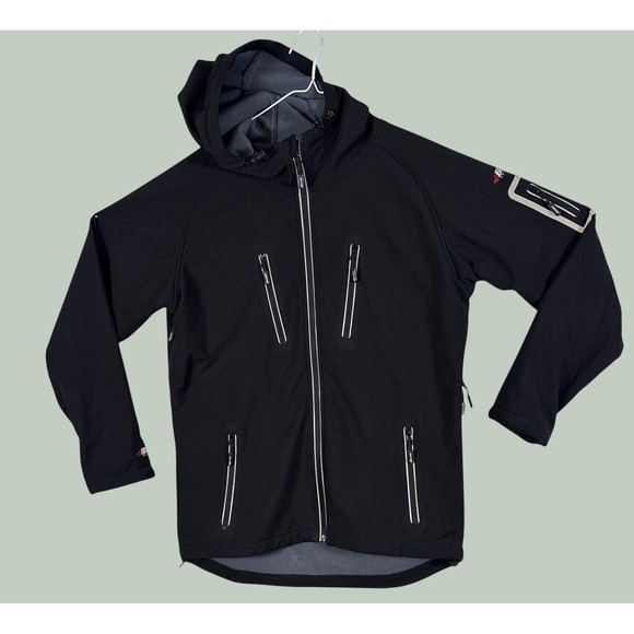 Baffin Other - Baffin Polar Proven Mens Black Softshell Fleece Lined Hooded Jacket Large L/G